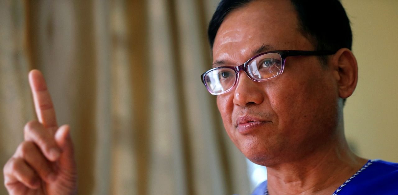 Padoh Saw Taw Nee, Head of Foreign Affairs Department of the Karen National Union. Credit: Reuters Photo