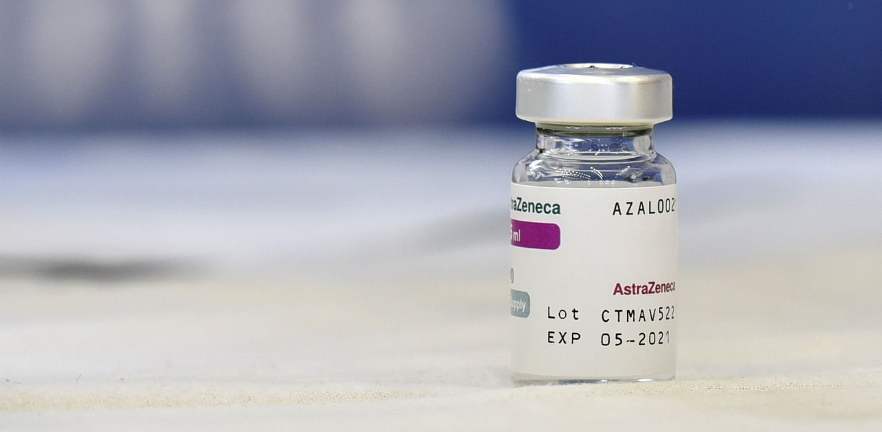 A vial of AstraZeneca. Credit: Reuters Photo