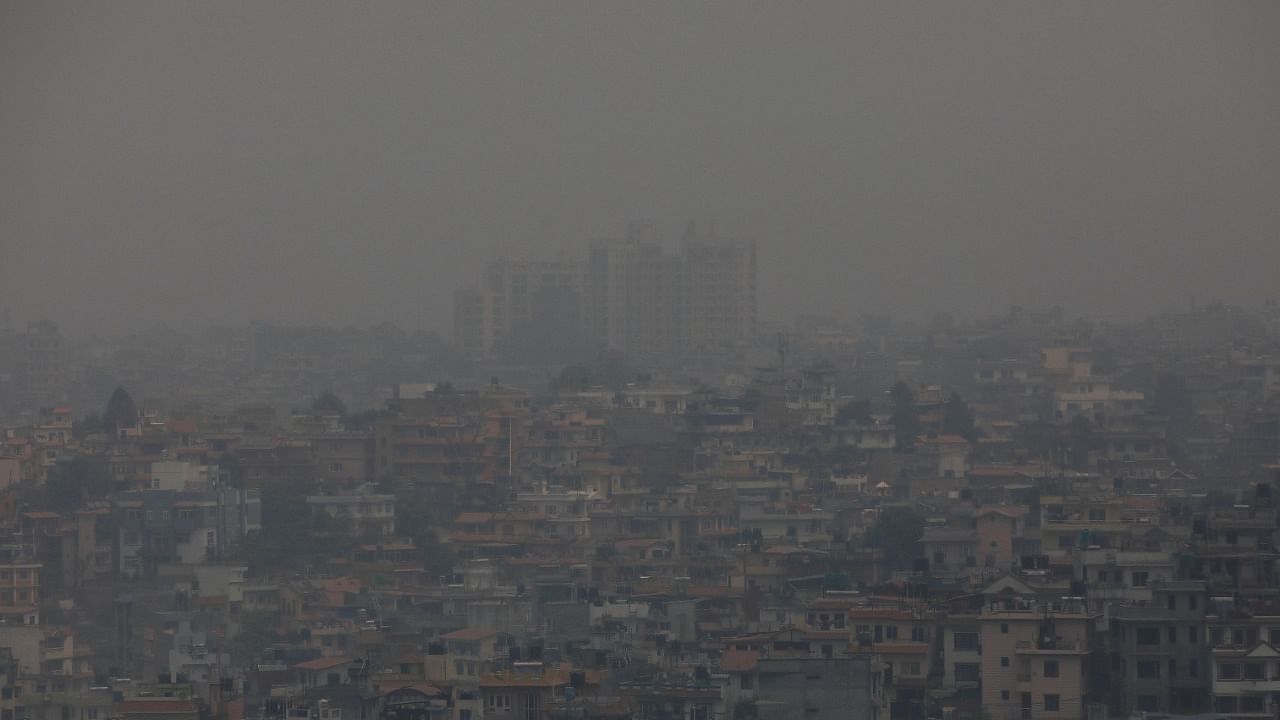 Kathmandu air pollution levels reach hazardous levels. Credit: Reuters Photo