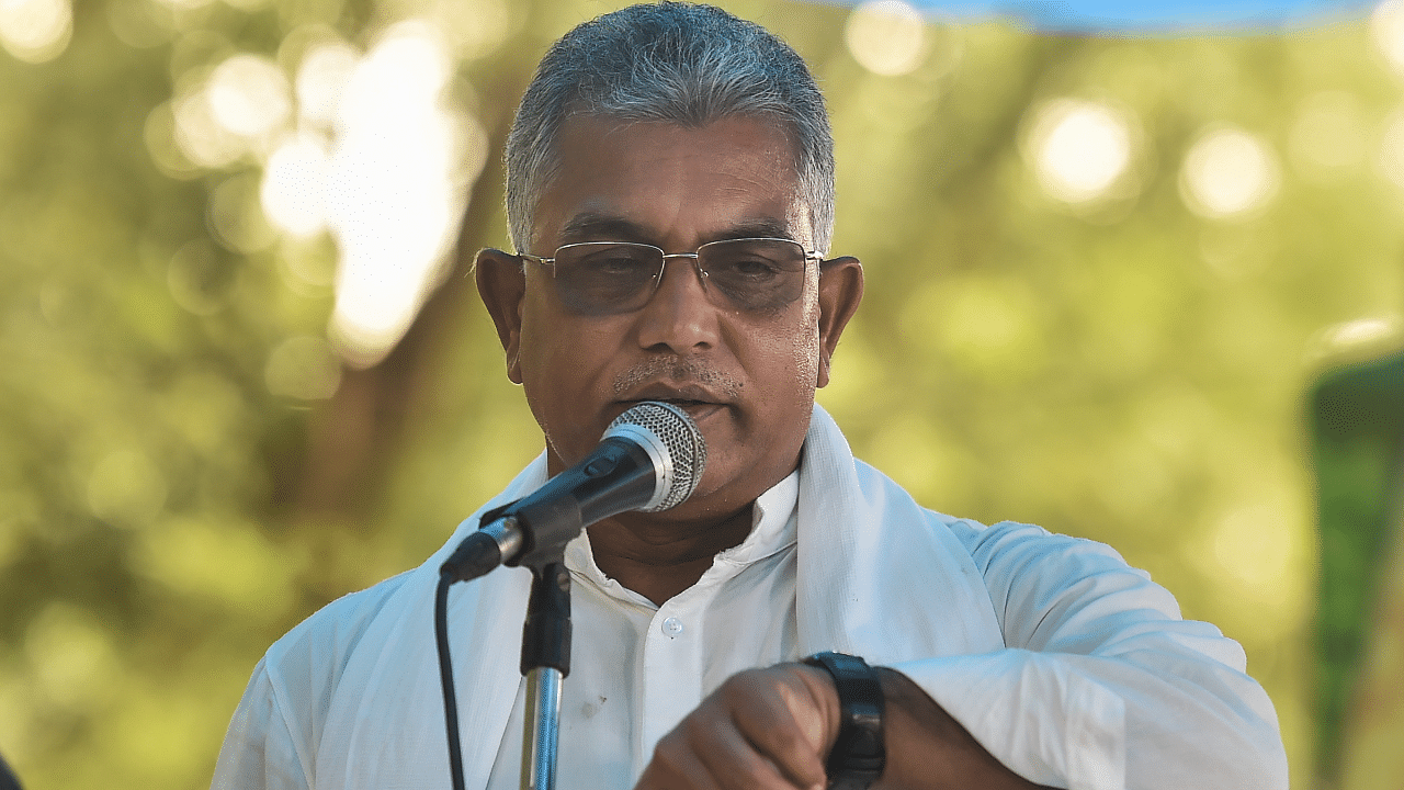 BJP State President Dilip Ghosh had won against Congress MLA Gyan Singh Sohanpal in the 2016 Assembly elections from from the Medinipur seat. Credit: PTI Photo