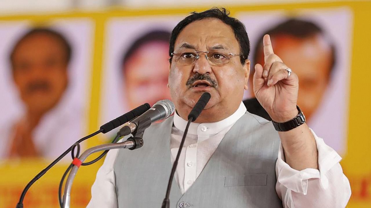 BJP President J P Nadda. Credit: PTI File Photo