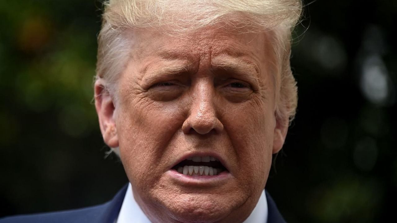 Trump, who makes a habit of strong counter-attacks to any criticism, has kept a relatively low profile since leaving the White House. Credit: AFP file photo.