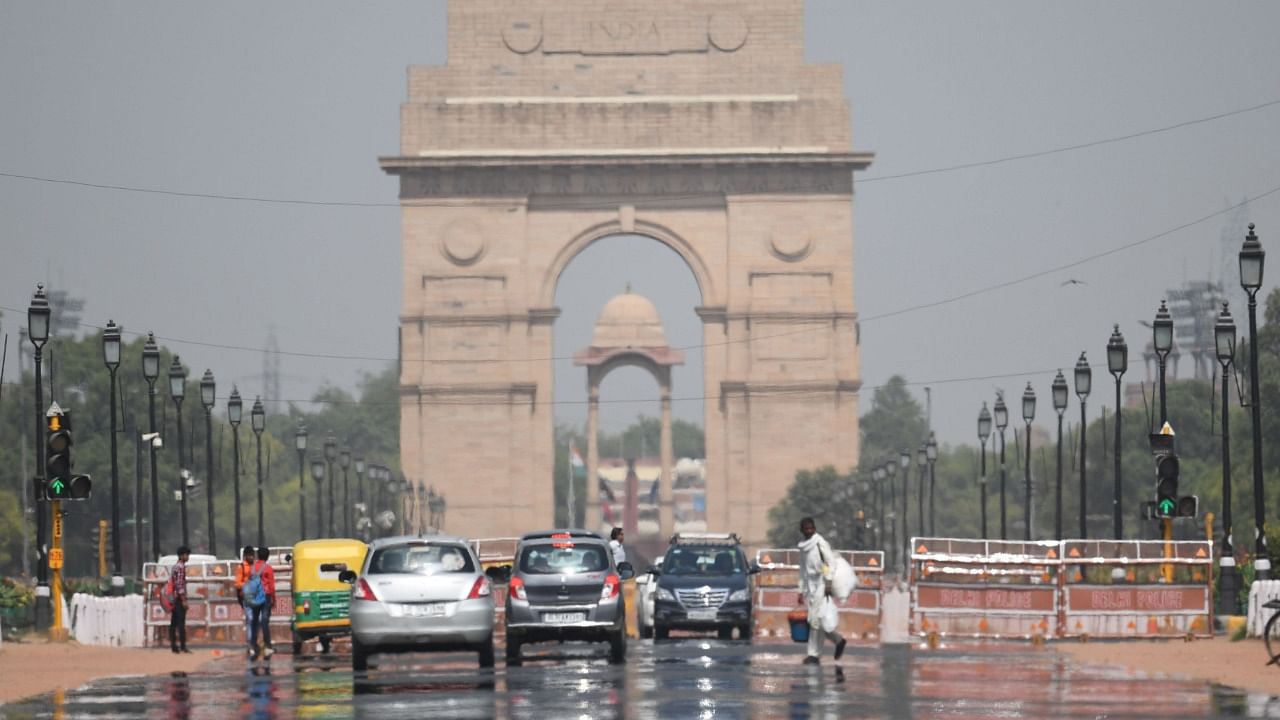 A view of India get during a hot summer day in Delhi. Credit: AFP File Photo