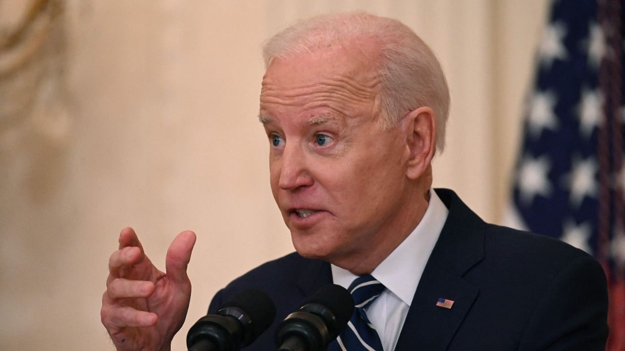 US President Joe Biden. Credit: AFP File Photo