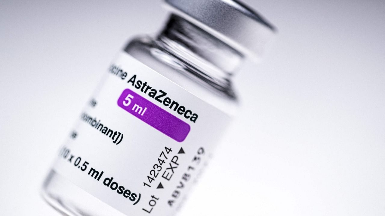 A vial of the AstraZeneca Covid-19 vaccine. Credit: AFP File Photo