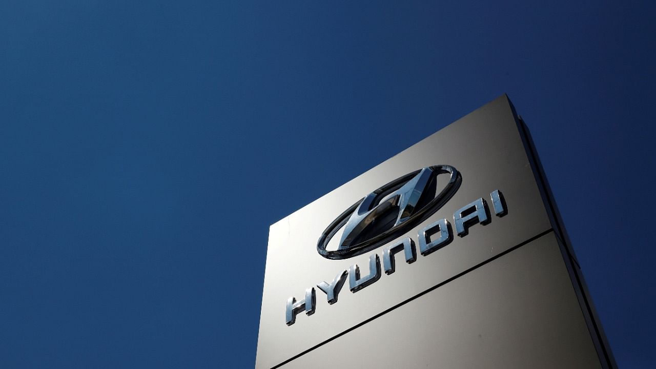 Hyundai Motors signboard. Credit: Reuters File Photo