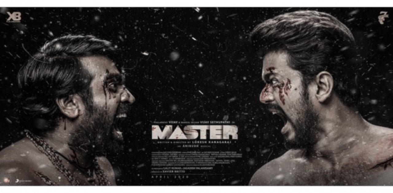 The official poster of 'Master'. Credit: Twitter/@actovijay