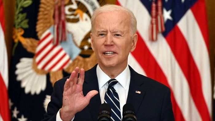 US President Joe Biden. Credit: AFP File Photo