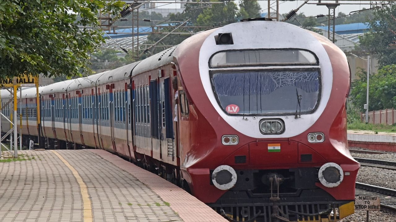 Bengaluru's suburban rail corridors will be called by the Kannada names of four flowers. Credit: DH File Photo