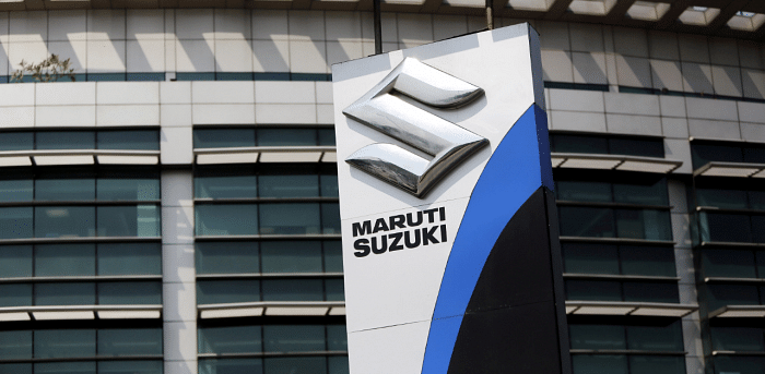 Maruti Suzuki logo. Credit: Reuters Photo