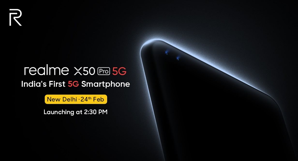 Realme X50 Pro 5G phone teaser (Credit: Realme India/Twitter)