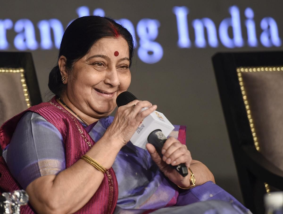 Known to be an active Twitterati and an excellent orator who could enthral a large crowd, Sushma Swaraj always reached out to those who asked for her help, during her tenure as the External Affairs Minister. (PTI File Photo)