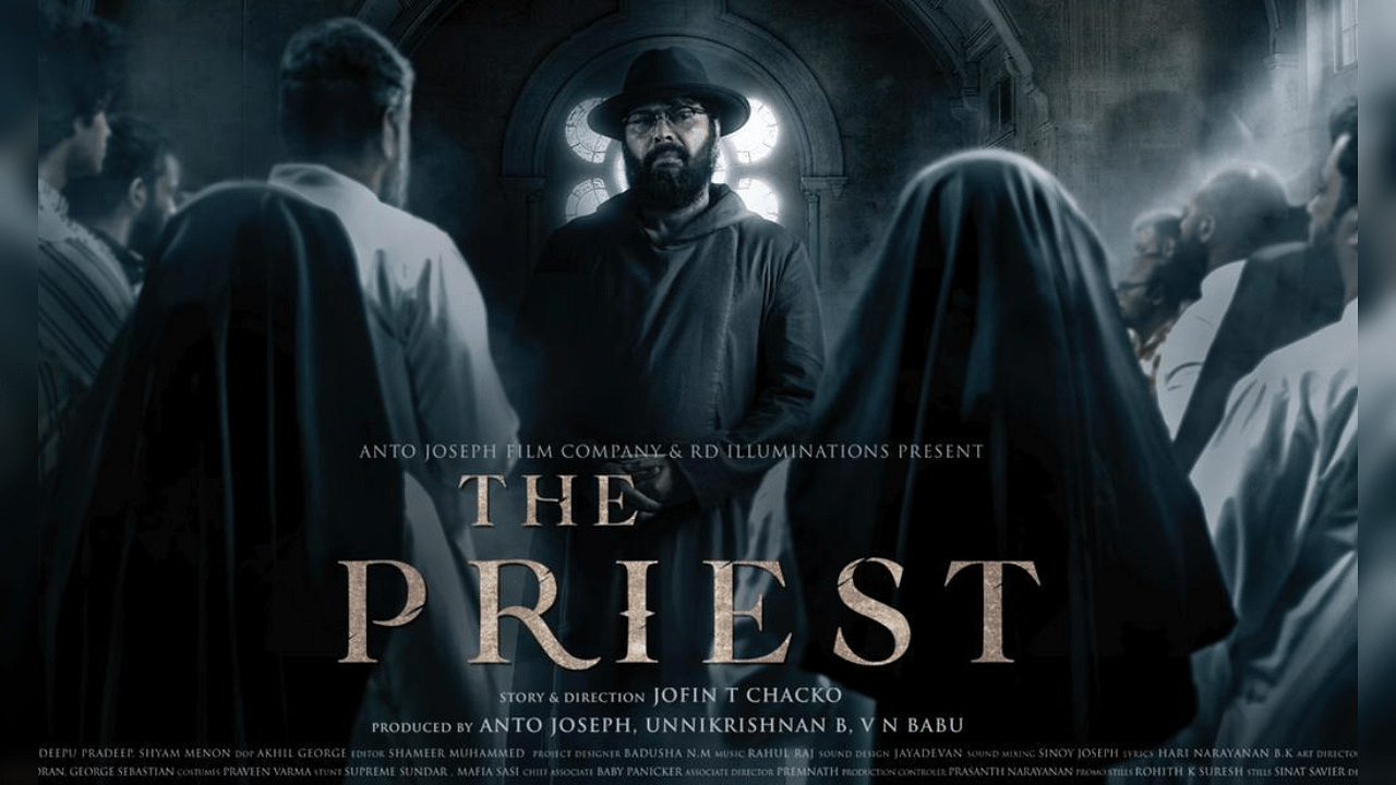 The official poster of 'The Priest'. Credit: Twitter/@mammukka