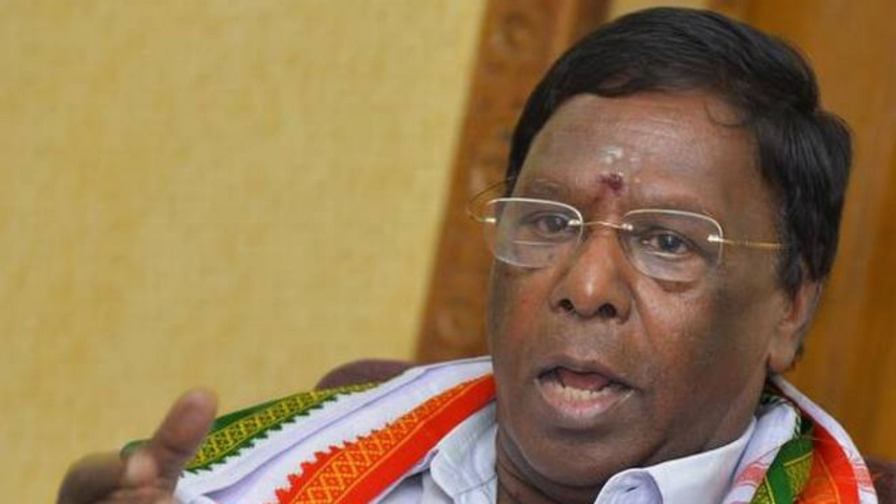 Puducherry Chief Minister V Narayanasamy has accused the BJP of carrying out 'Operation Lotus' in Puducherry. Credit: DH File Photo