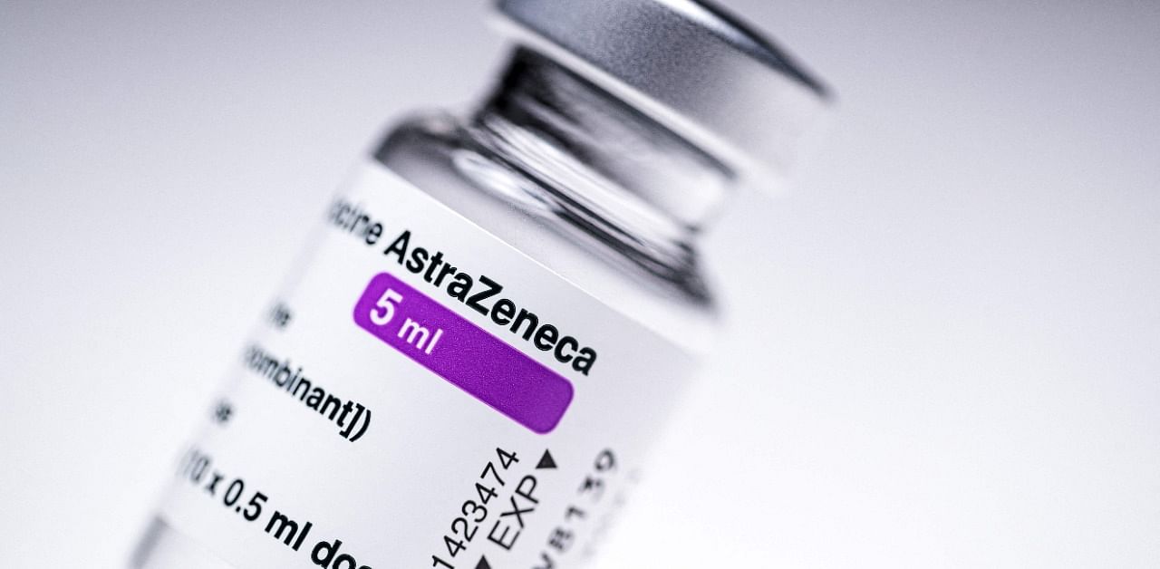 A vial of AstraZeneca vaccine. Credit: AFP Photo
