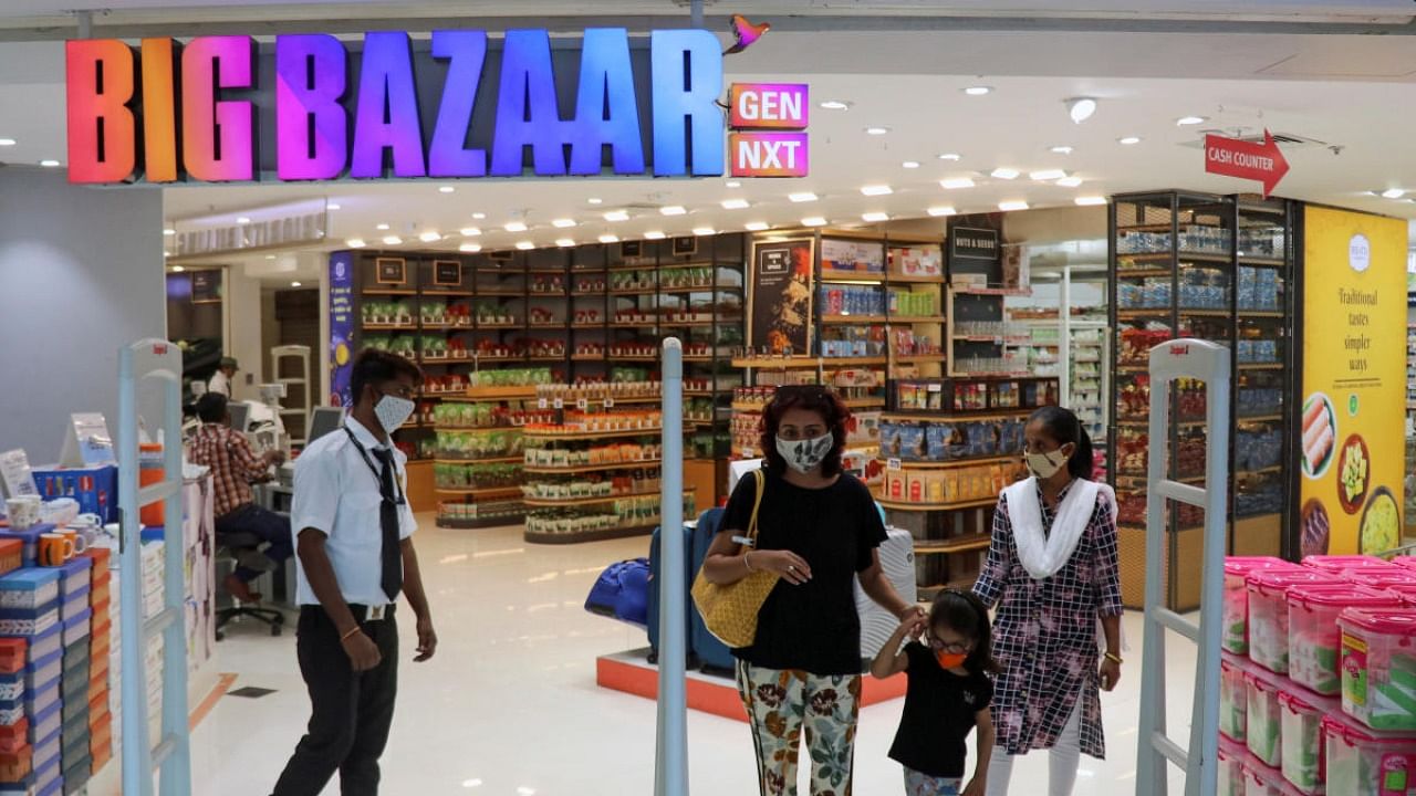 Big Bazaar is the flagship retail format of Future Retail and operates over 280 stores in 150 cities across the country. Credit: Reuters file photo.