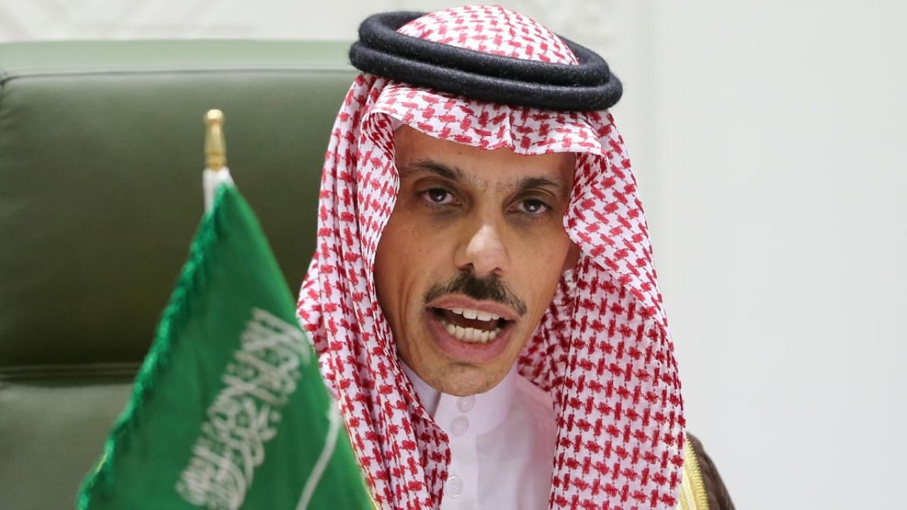 Saudi Arabia's Foreign Minister Prince Faisal bin Farhan. Credit: Reuters Photo
