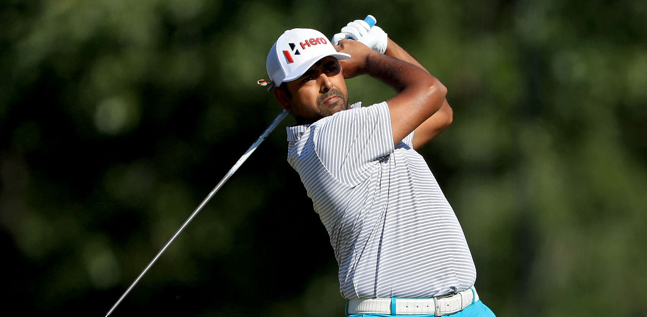 Golfer Anirban Lahiri. Credit: AFP File Photo