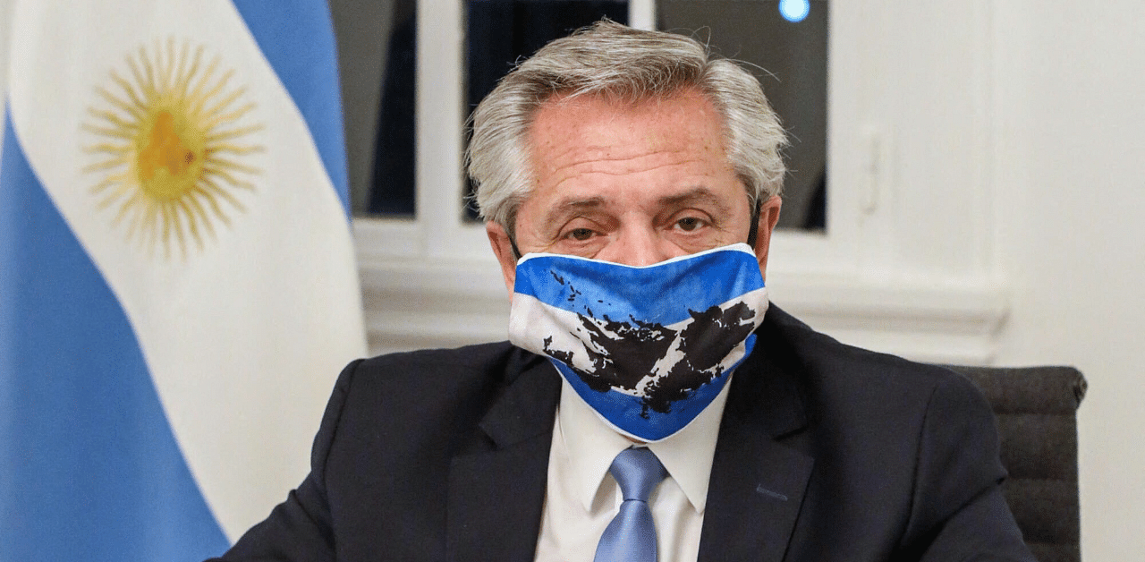 Argentina President Alberto Fernandez. Credit: AFP Photo