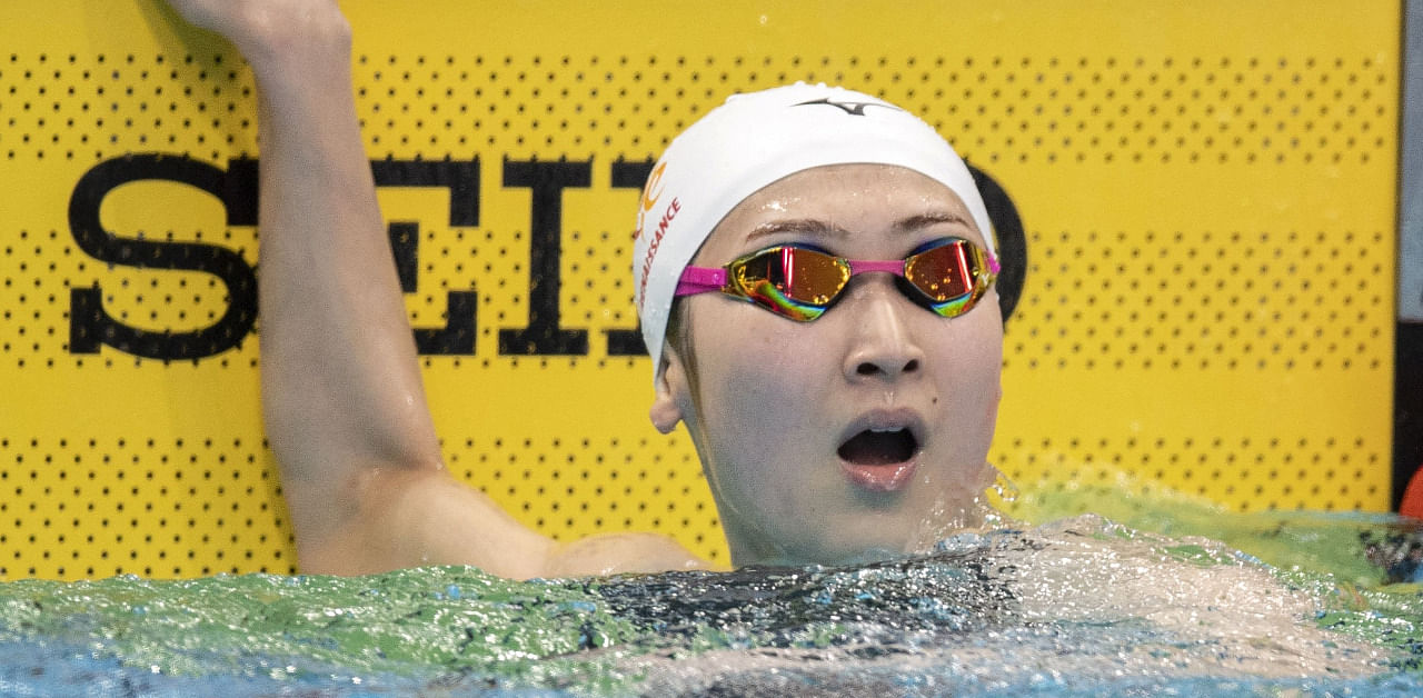 Japanese swimmer Rikako Ikee. Credit: AFP File Photo