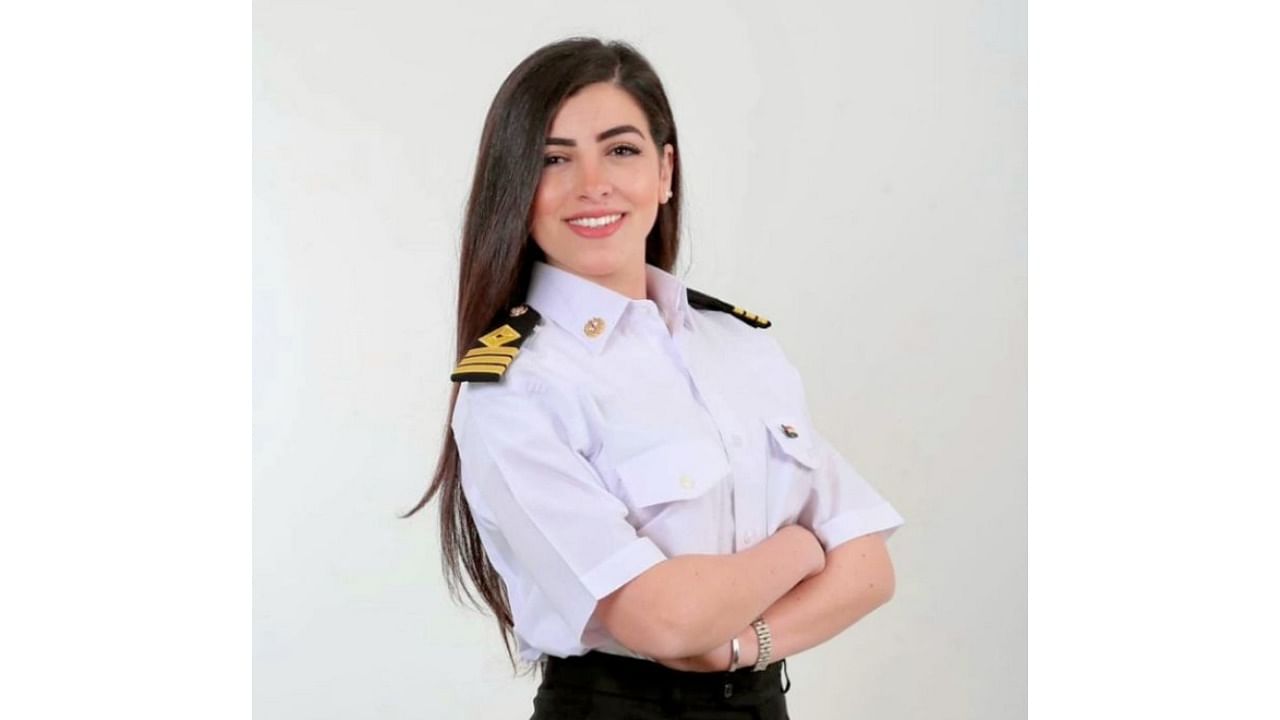 Egypt's first female ship's captain, Marwa Elselehdar. Credit: Instagram Photo/@marwa.elselehdar