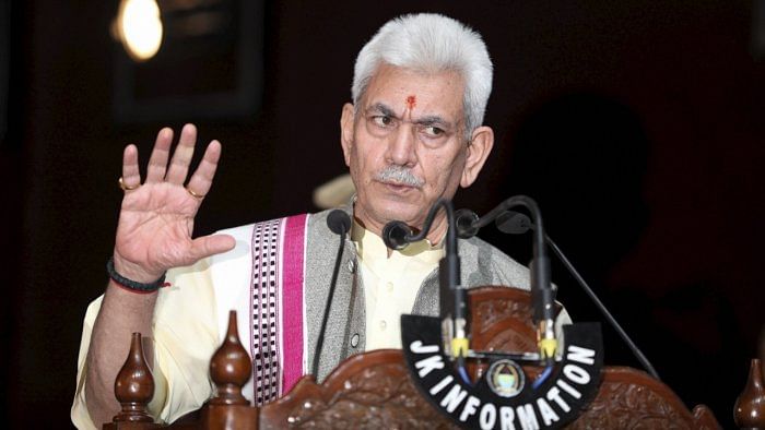 Lt Governor Manoj Sinha. Credit: PTI Photo