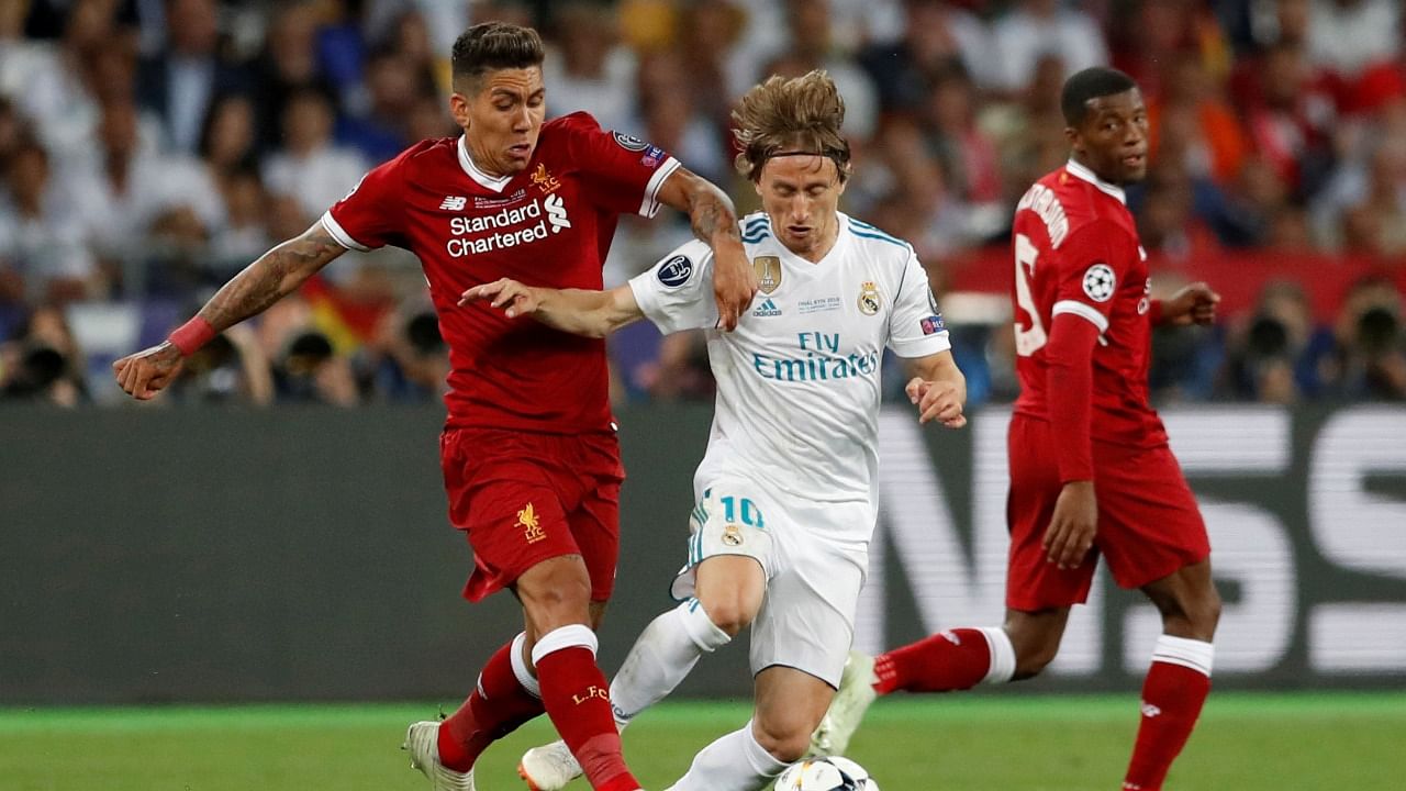 Liverpool and Real Madrid last met in the 2018 Champions League final at Kiev, which Madrid won 3-1. Credit: Reuters File Photo