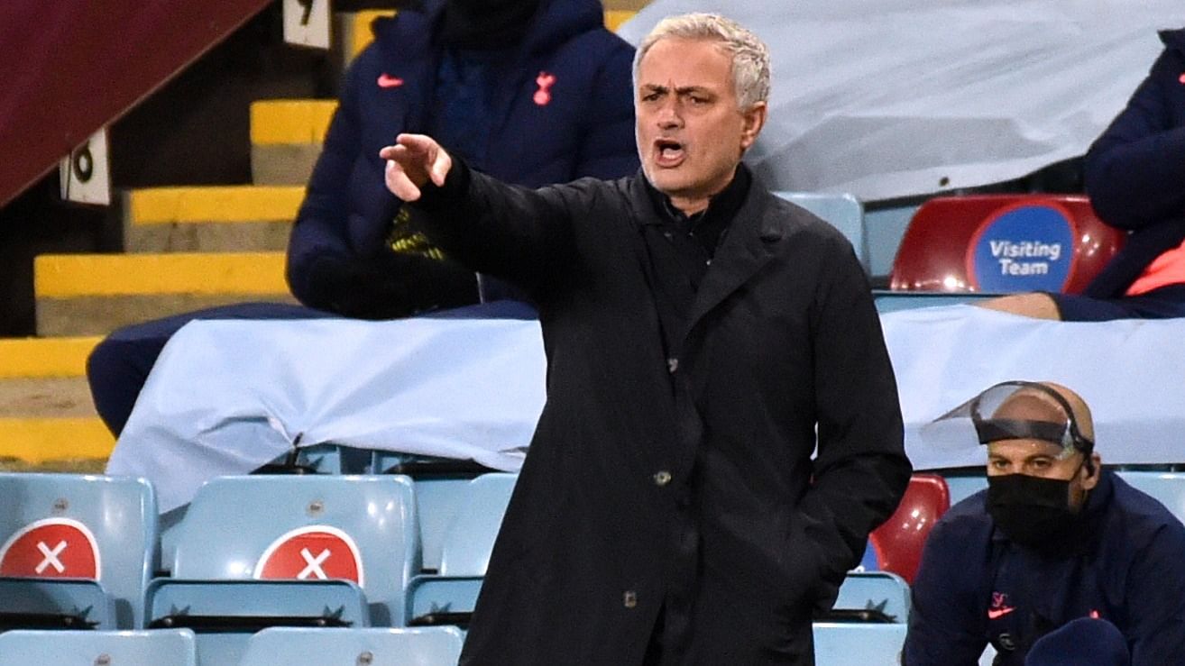 Tottenham Hotspur manager Jose Mourinho. Credit: Reuters File Photo
