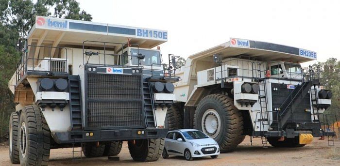 BEML trucks. Credit: DH File Photo