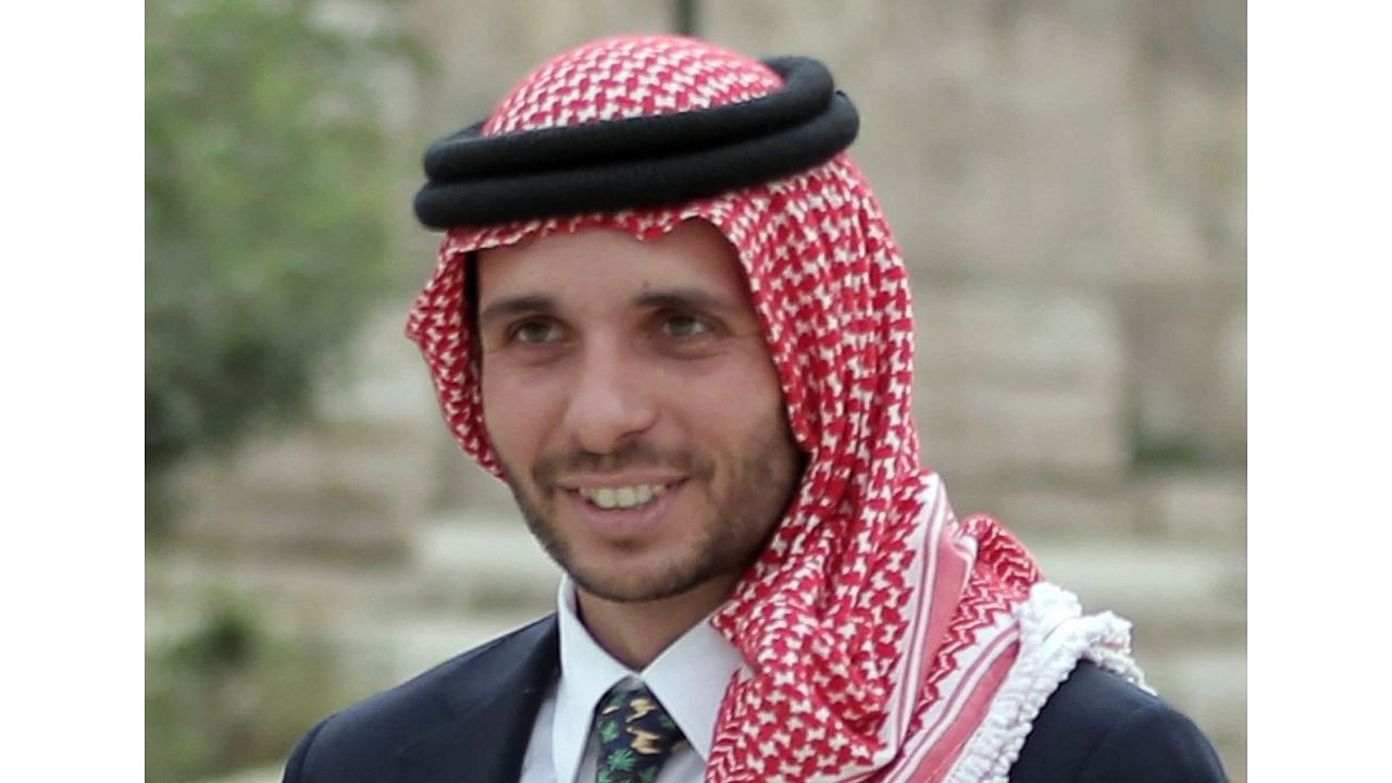 In this file photo taken on September 09, 2015 shows Jordan's Prince Hamzah Bin Al-Hussein. Credit: AFP Photo