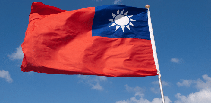 Taiwan flag. Credit: iStock photo.