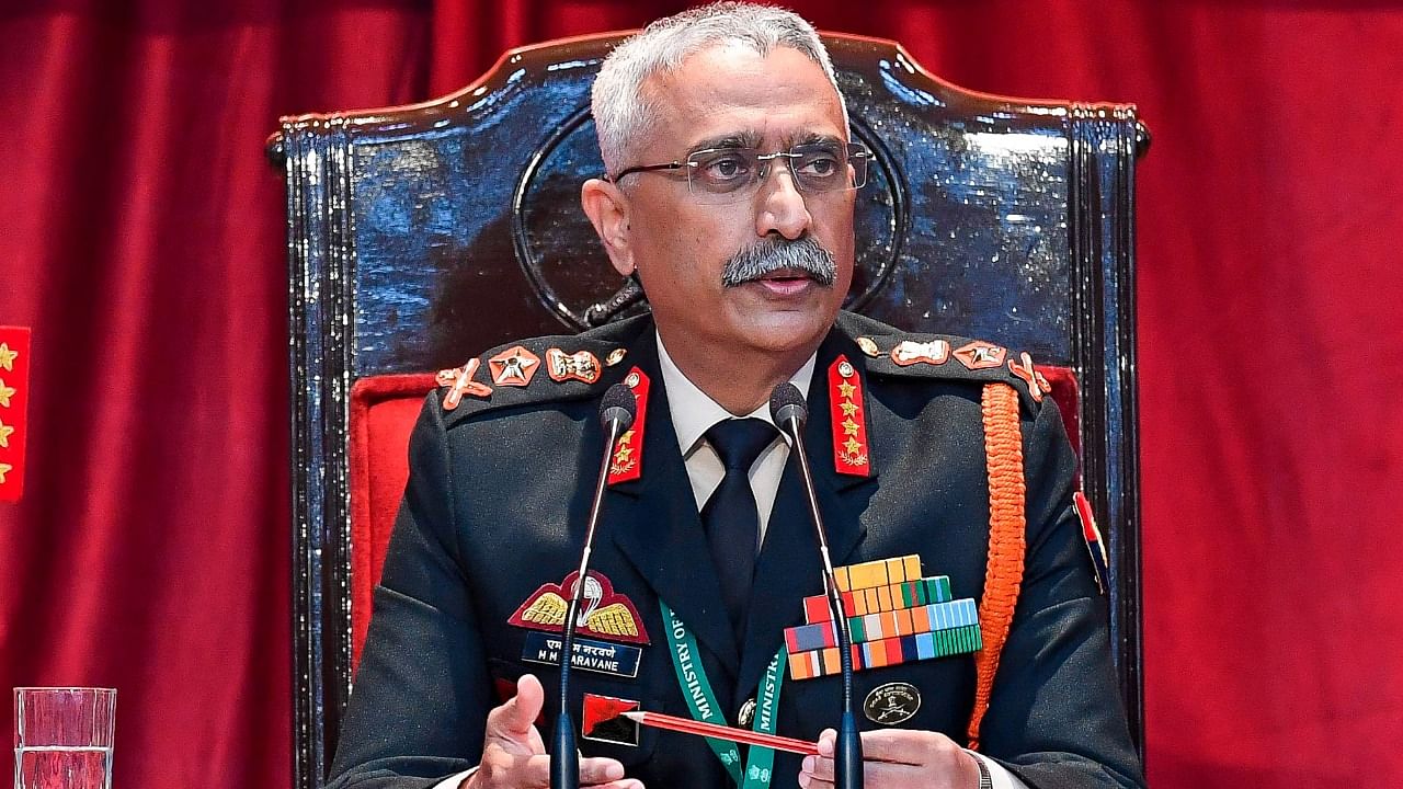 India Chief of the Army Staff General Manoj Mukund Naravane. Credit: AFP File Photo