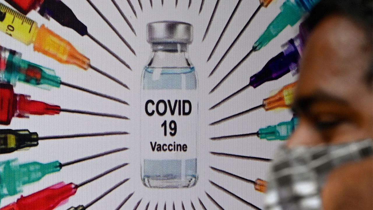 The cumulative number of Covid-19 vaccine doses administered in the country has crossed 9 crore. Credit: AFP Photo