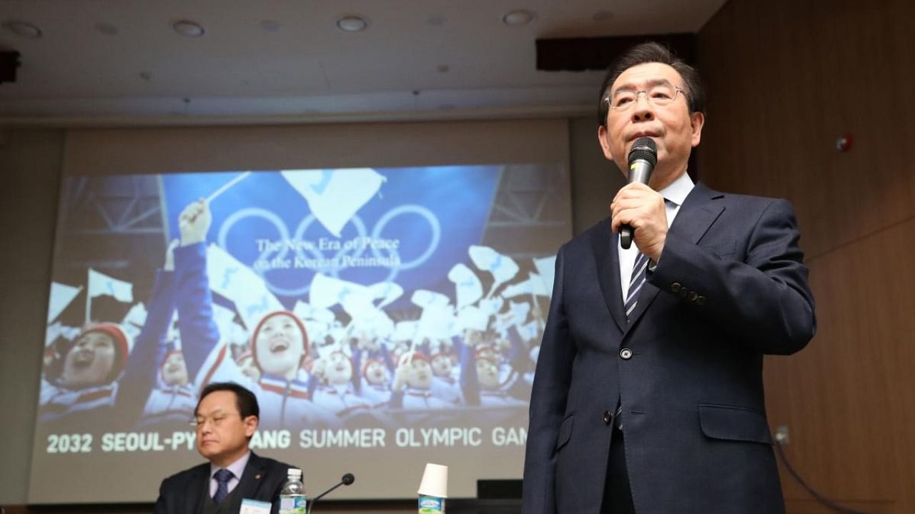 Seoul mayor Park Won-soon. Credit: AFP File Photo