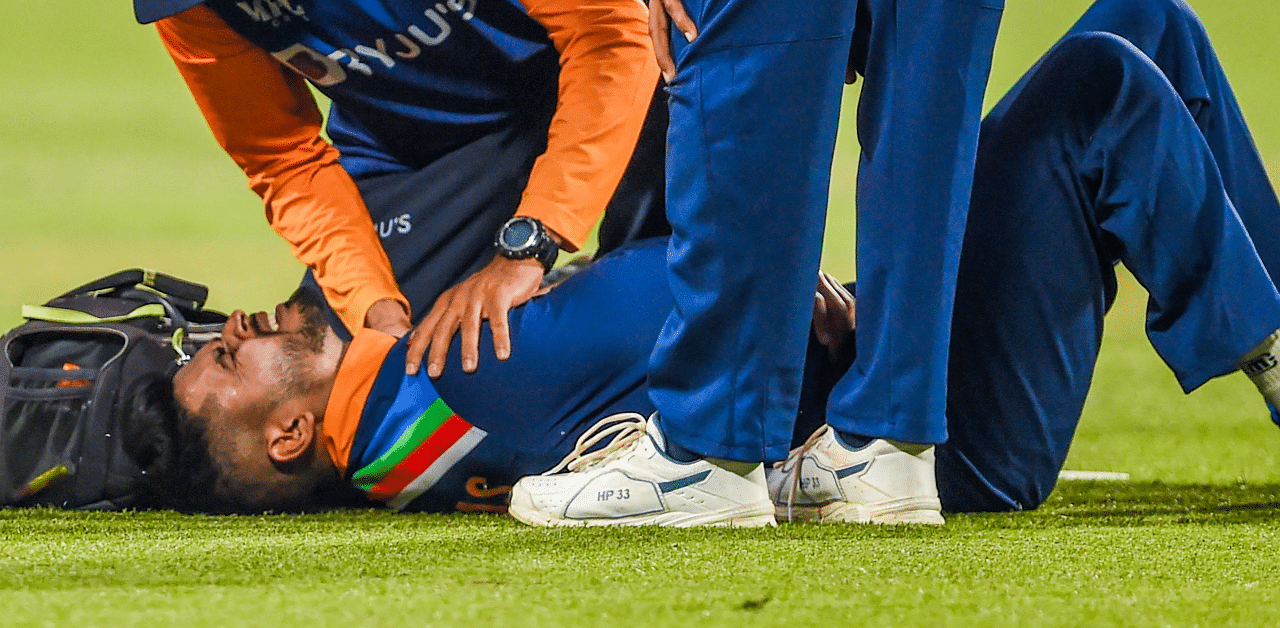 The 26-year old had suffered the injury during the first ODI against England in Pune on March 23. Credit: AFP Photo
