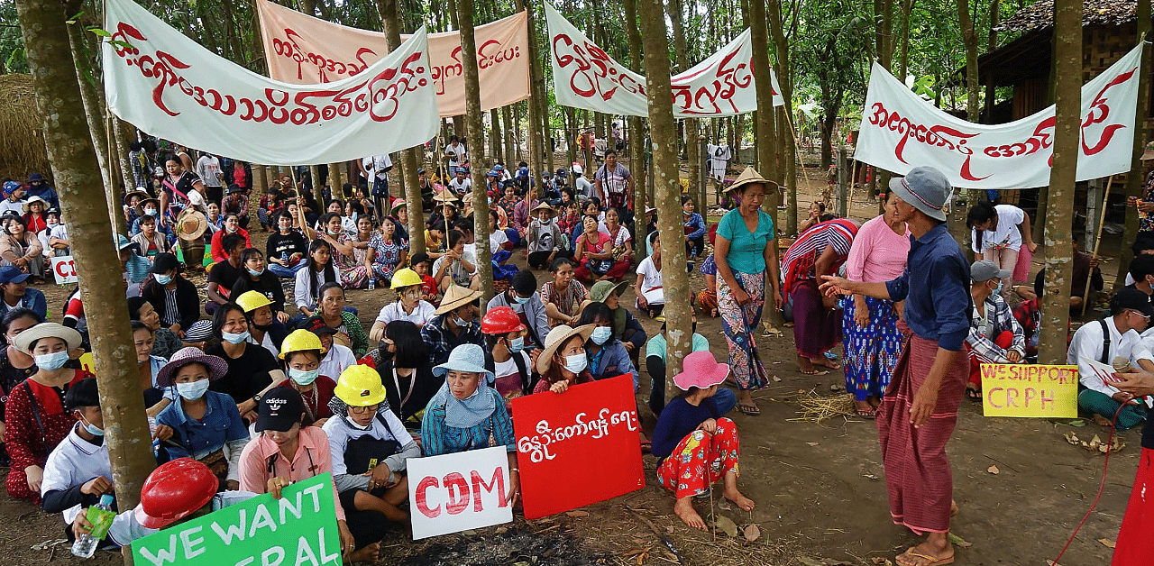 Despite the repression, opponents of the coup march every day in cities and towns across the country. Credit: AFP Photo