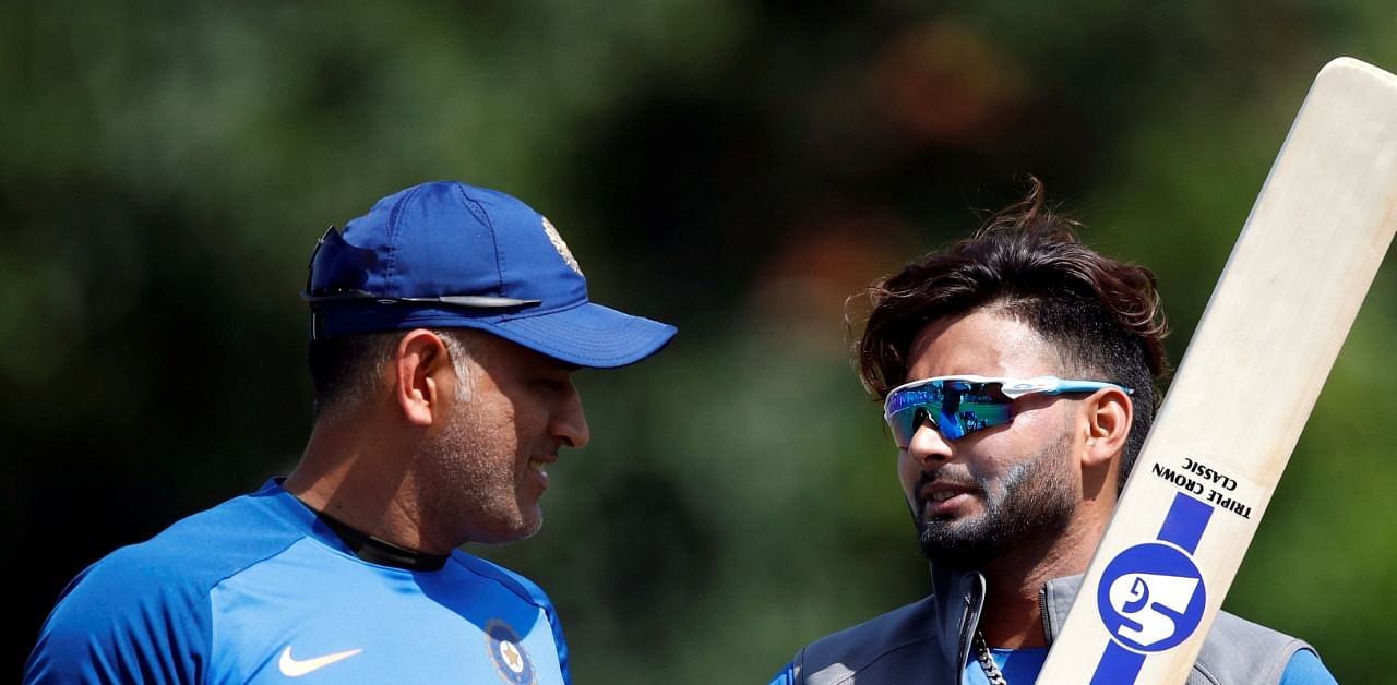 Pant (R) said he would put his learning from Dhoni to use. Credit: Reuters Photo