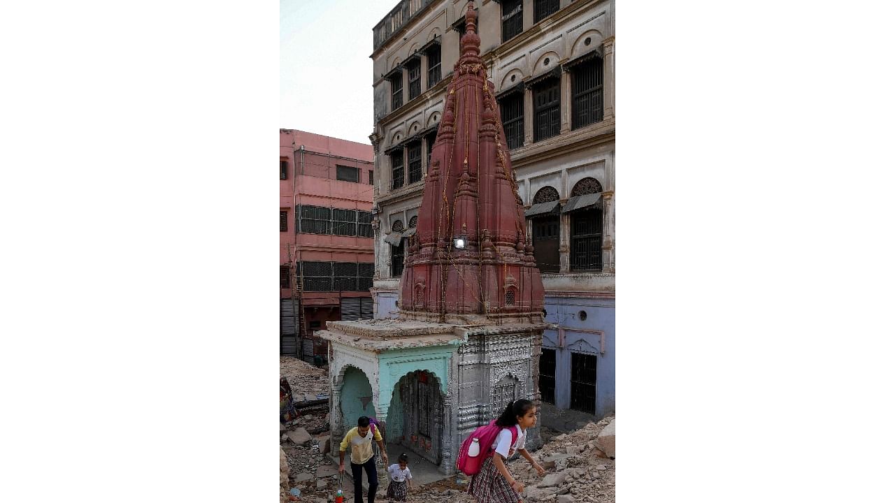 Kashi Vishwanath temple in Varanasi. Credit: AFP File Photo