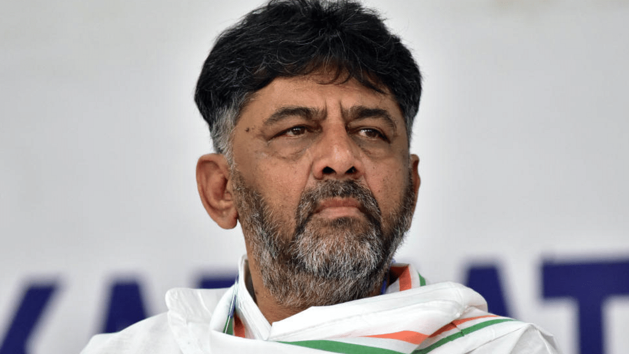  Karnataka Pradesh Congress Committee (KPCC) President D K Shivakumar. Credit: DH Photo