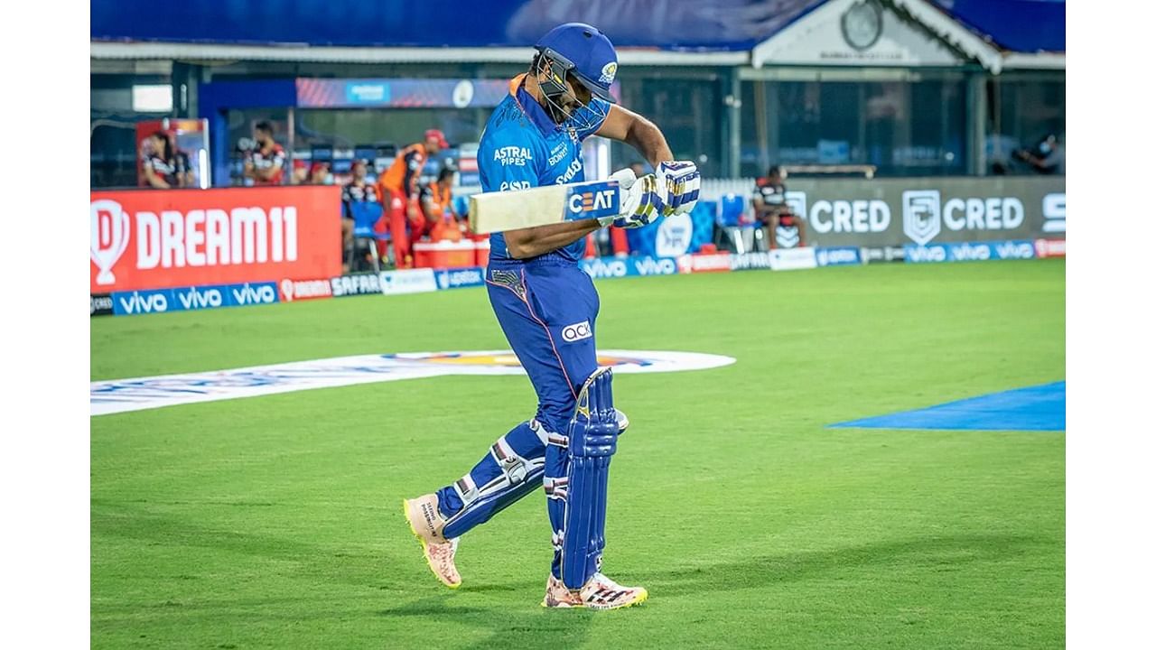 Rohit has taken a unique approach to speak about up a cause that he has long supported. Credit: iplt20.com/Sandeep Shetty/Sportzpics for IPL