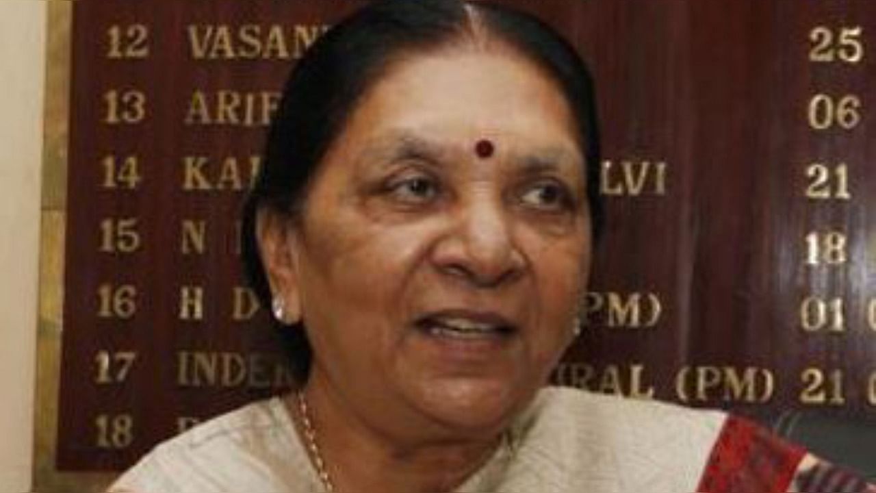 Madhya Pradesh Governor Anandiben Patel. Credit: DH File Photo