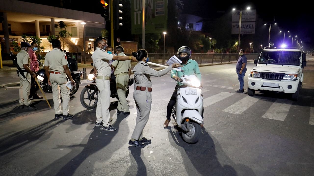 Surat is the first district in Gujarat where the night curfew has been imposed in both urban and rural areas. Credit: PTI File Photo