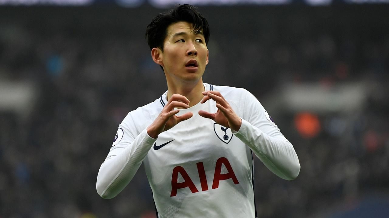 Tottenham forward Son Heung-min. Reuters File Photo