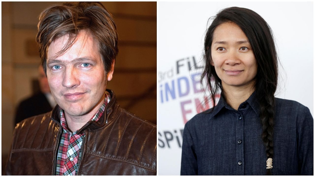 'Another Round'  helmer Thomas Vinterberg and Nomadland's Chloé Zhao. Credit: Wikimedia Commons/ Reuters Photo