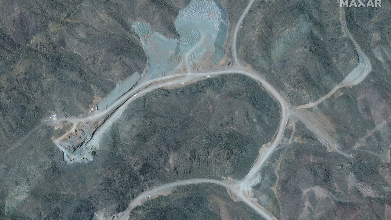  A satellite view of the Natanz uranium enrichment facility 250 km south of Tehran. Credit: Reuters File Photo