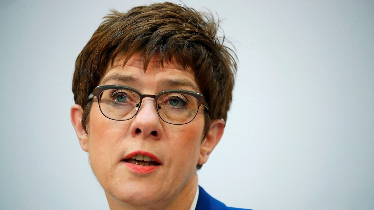 German Defence Minister Annegret Kramp-Karrenbauer. Credit: Reuters File Photo