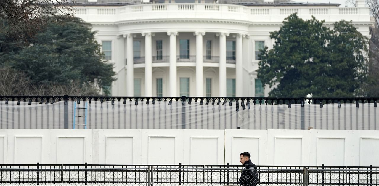 Security fencing at the White House in Washington. Credit: Reuters Photo