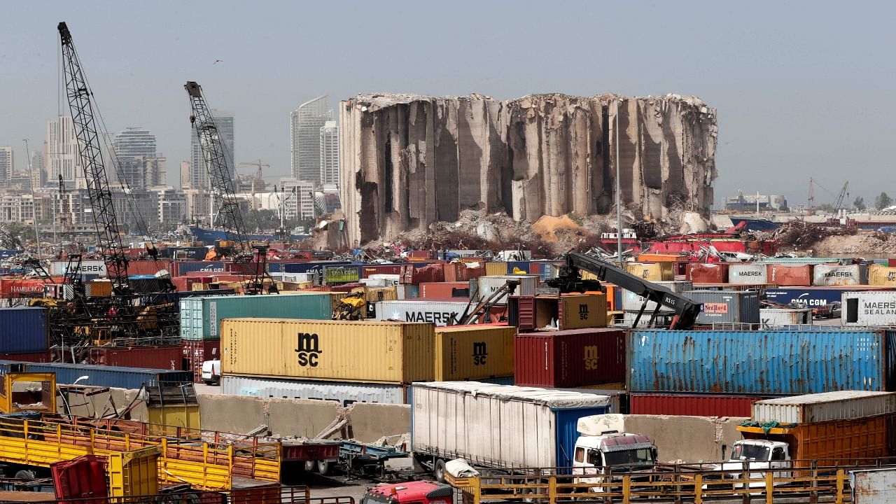 The August 4 explosion of hundreds of tonnes of ill-stored fertilisers devastated the dockside and large swathes of the capital, killing more than 200 people. Credit: AFP File Photo