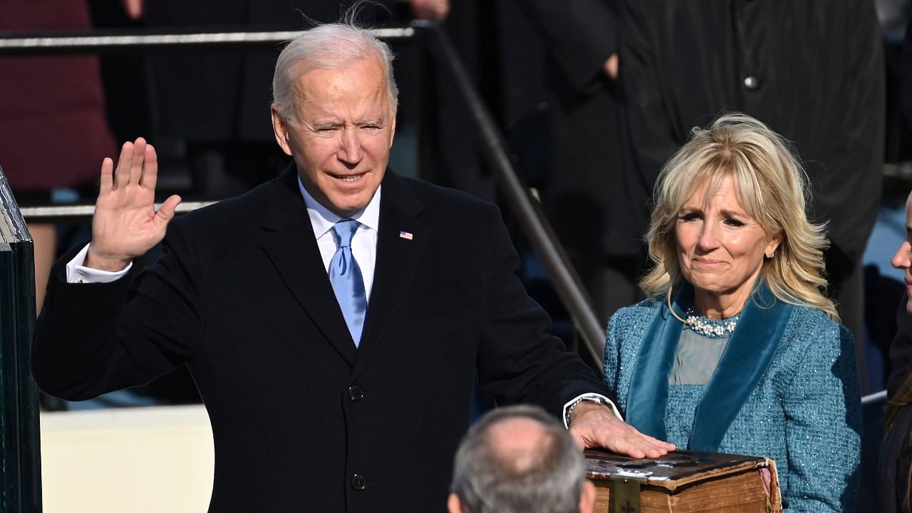US President Joe Biden and First Lady Dr Jill Biden. Credit: AP/PTI File Photo