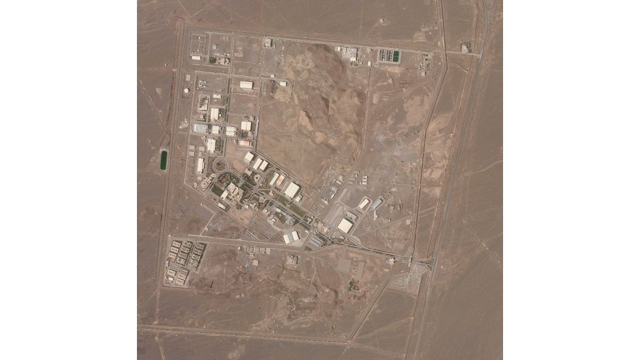 This satellite photo from Planet Labs Inc. shows Iran's Natanz nuclear facility. Credit: AP/PTI file photo